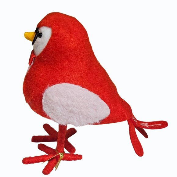 Target 2023 Spritz Fabric Valentine’s Bird Fledge with Heart Glasses w Gold Tag - Picture 3 of 10